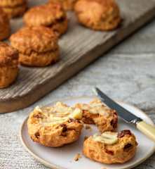 Chorizo, Red Pepper and Paprika Scones