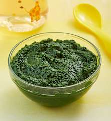Papilla de espinaca