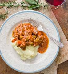 Beef spezzatino