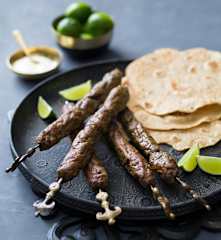 Seekh kebabs