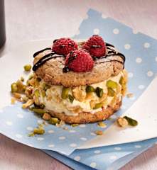 Ice cream cookie sandwich