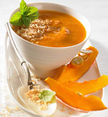 Kürbissuppe mit Kokosmilch