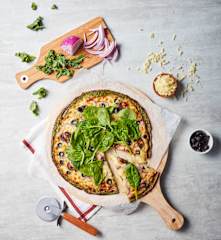 Gluten-Free Veggie Pizza Crust