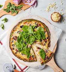 Gluten-Free Veggie Pizza Crust