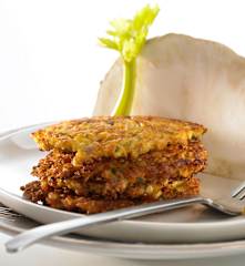 Galettes de céleri et carotte