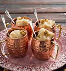 Sorbetto ananas e noci