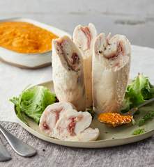 Wraps de poulet sauce tomate