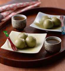 Dumpligs de matcha