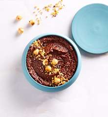 Hummus dolce cioccolato e nocciole