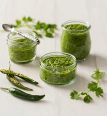 Coriander chilli chutney