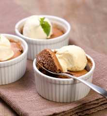 Vláčné čokoládové bábovičky