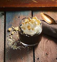 Dessert al caramello salato e cioccolato