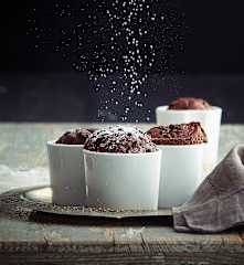 Muffin al rum e cioccolato