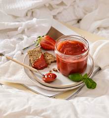 Erdbeer-Basilikum-Konfitüre