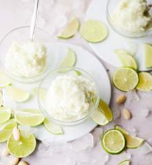 Mandel-Limetten-Slushy