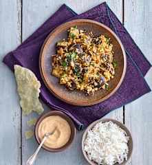 Aubergines tandoori