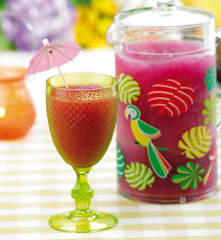 Granizado de limão e groselha