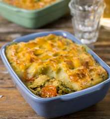 Empadão de frango com caril