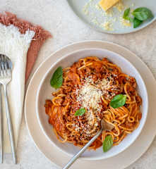 All in one bowl bolognese