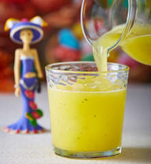 Piñada con hierbabuena