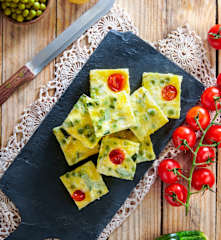 Frittata primavera al vapore