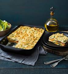 Cauliflower and sweet potato lasagne