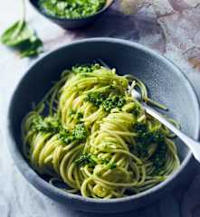 Spinat-Mandel-Pesto