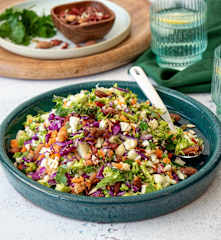 Raw crunch salad (Noni Jenkins)