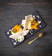 Orange and passionfruit Eton mess