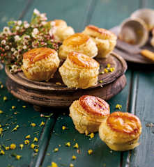 Empadinhas de borrego e ovo