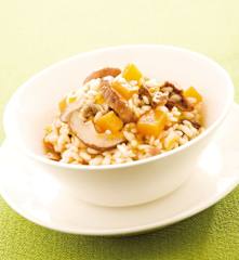 Risotto zucca e porcini