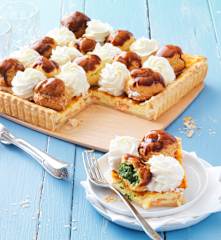 Quiche saumon épinards façon Saint-Honoré