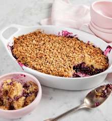 Honey Blueberry Cobbler