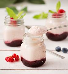 Yogur de frutos rojos