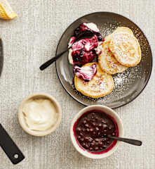 Hefe-Pfannkuchen (Plinsen)