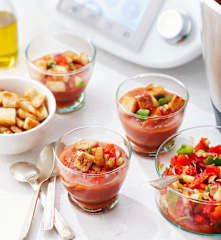 Gaspacho aux petits légumes