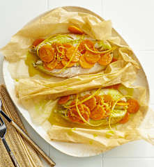 Filetti di sgombro all'arancia