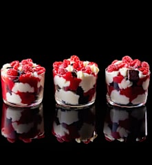 Antonio Bachour: Red Velvet Raspberry Trifle