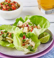 Taquitos de pescado low carb