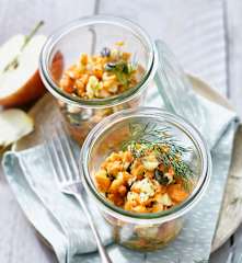 Pikanter Möhren-Kohlrabi-Salat