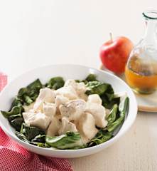 Mangold in Cidre mit Pute