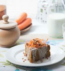 Pastel de nueces y zanahorias