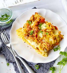 Tagliolini mit Kürbis