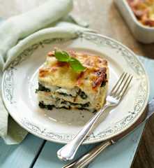 Pollock and Spinach Lasagne
