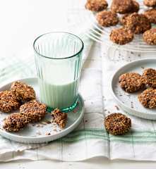 Galletas de semillas con pepitas de chocolate
