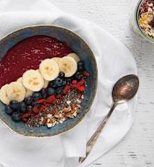Smoothie bowl aux baies d'açai