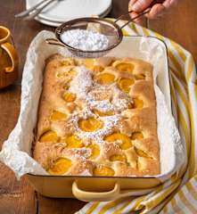 Ölkuchen mit Marillen