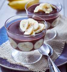 Bananen-Schoki-Pudding