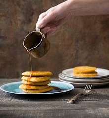 Pumpkin pancakes