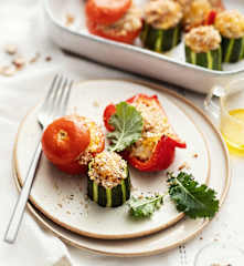 Légumes farcis au poisson